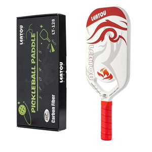 Planet Gates 1pcs Pickleball Paddles Carbon Fiber Pickleball Racket with Aero Throat Textured Grit Surface Hexa Polymer Core for Swing Speed