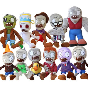 Planet Gates 1pcs Plants vs Zombies Plush Toys 30cm PVZ Gargantuar Hats Pirate Duck Zombie Plush Stuffed Toys Doll Soft Toy Gifts for Kids