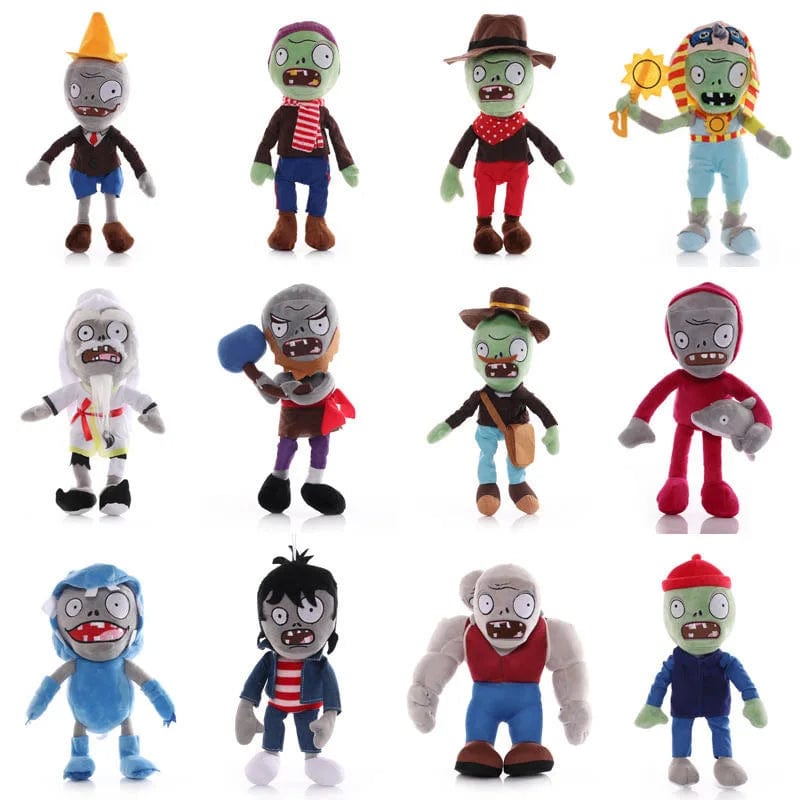 Planet Gates 1pcs Plants vs Zombies Plush Toys 30cm PVZ Gargantuar Hats Pirate Duck Zombie Plush Stuffed Toys Doll Soft Toy Gifts for Kids