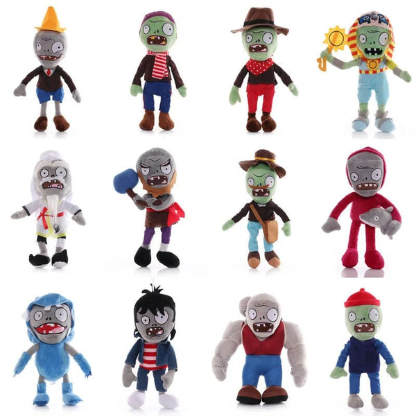 Planet Gates 1pcs Plants vs Zombies Plush Toys 30cm PVZ Gargantuar Hats Pirate Duck Zombie Plush Stuffed Toys Doll Soft Toy Gifts for Kids