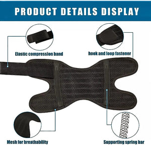 Planet Gates 1PCS Professional Compression Knee Brace Support Breathable Adjustable Knee Support For Sports Injuries Arthritis Relief Joint