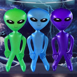 Planet Gates 1pcs PVC Inflatable Toy Alien Doll Bar Party Alien Model Props Summer Beach Pool Water Toys Indoor Outdoor Festival Decorations