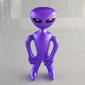 Planet Gates 1pcs PVC Inflatable Toy Alien Doll Bar Party Alien Model Props Summer Beach Pool Water Toys Indoor Outdoor Festival Decorations