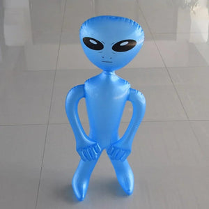 Planet Gates 1pcs PVC Inflatable Toy Alien Doll Bar Party Alien Model Props Summer Beach Pool Water Toys Indoor Outdoor Festival Decorations