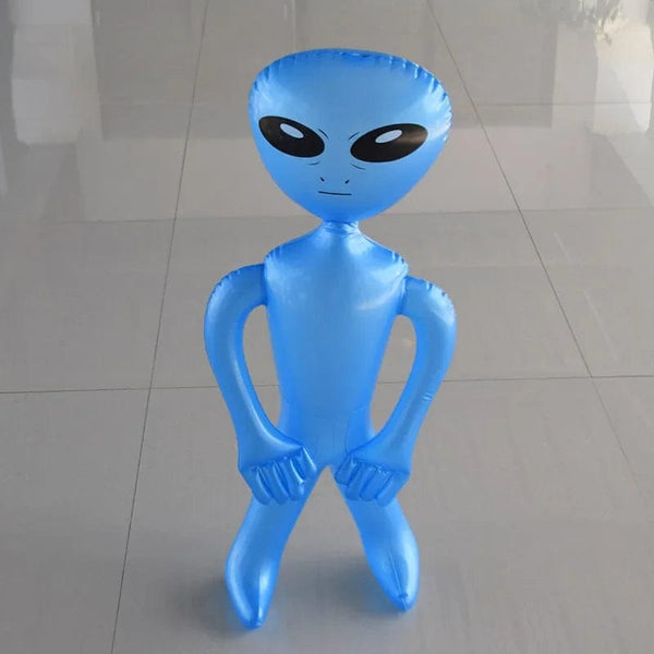 Planet Gates 1pcs PVC Inflatable Toy Alien Doll Bar Party Alien Model Props Summer Beach Pool Water Toys Indoor Outdoor Festival Decorations