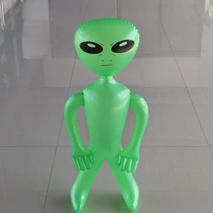 Planet Gates 1pcs PVC Inflatable Toy Alien Doll Bar Party Alien Model Props Summer Beach Pool Water Toys Indoor Outdoor Festival Decorations