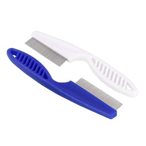 Planet Gates 1pcs Random Color / CHINA Home Pet Animal Care Protect Flea Comb For Cat Dog Pet Stainless Steel Comfort Flea Hair Comb Cat Dog Supplies Pet Products