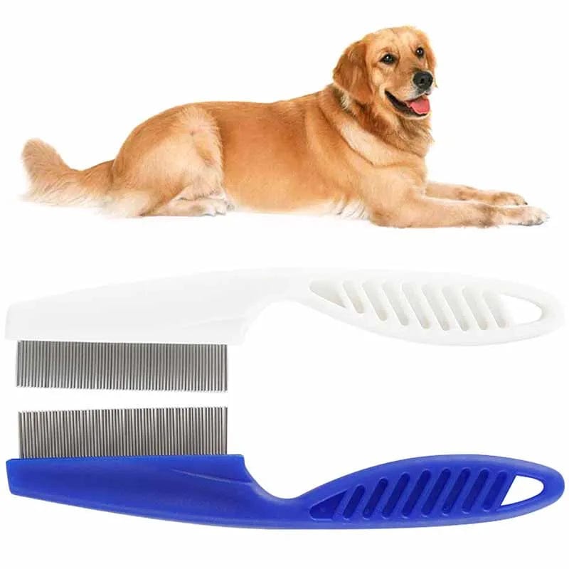 Planet Gates 1pcs Random Color / CHINA Home Pet Animal Care Protect Flea Comb For Cat Dog Pet Stainless Steel Comfort Flea Hair Comb Cat Dog Supplies Pet Products