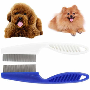Planet Gates 1pcs Random Color / CHINA Home Pet Animal Care Protect Flea Comb For Cat Dog Pet Stainless Steel Comfort Flea Hair Comb Cat Dog Supplies Pet Products