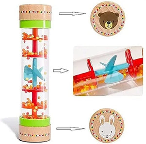 Planet Gates 1Pcs Random Color Wooden Educational Toy Musical instruments For Children Rainmaker Rain Sticks Game Kid Montessori Rattles Baby Toys 0 12 Months