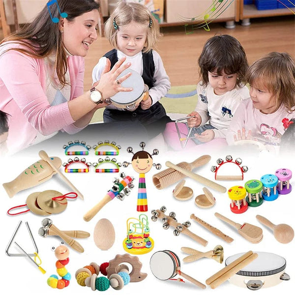 Planet Gates 1Pcs Random Color Wooden Educational Toy Musical instruments For Children Rainmaker Rain Sticks Game Kid Montessori Rattles Baby Toys 0 12 Months