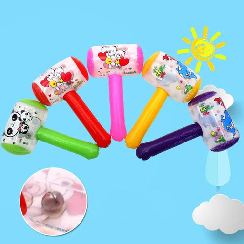 Planet Gates 1pcs random colors 1-5pcs Inflatable Hammer With Bell Air Hammer Baby Kids Toys Party Favors Inflatable Toy Pool Beach Party Toy