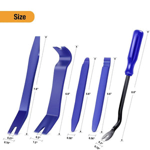 Planet Gates 1pcs screwdriver Car Door Clip Panel Audio Video Dashboard Removal Kit Installer Prying Tool Navigation Disassembly Automobile Nail Puller