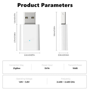 Planet Gates 1pcs Signal Repeater Tuya Smart Life ZigBee 3.0 Signal Repeater USB Extender Smart Home Automation Signal Amplifier for ZigBee Gateway ZigBee2MQTT