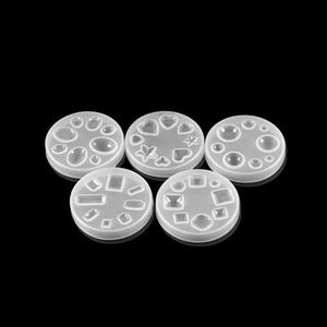 Planet Gates 1pcs Silicone Mold half ball Oblate Cabochon Pendant Resin Silicone Mould Handmade Tool Epoxy Resin Molds Jewelry Making