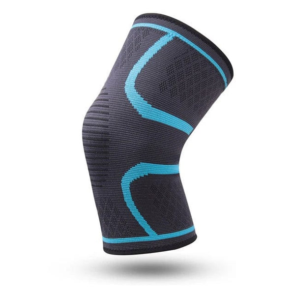 Planet Gates 1PCS Sport Kneepad Silica Gel Non-slip Knee Pads Running Yoga Kneelet Protective Ventilation Knit Nylon High Elasticity