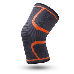 Planet Gates 1PCS Sport Kneepad Silica Gel Non-slip Knee Pads Running Yoga Kneelet Protective Ventilation Knit Nylon High Elasticity