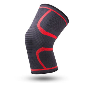 Planet Gates 1PCS Sport Kneepad Silica Gel Non-slip Knee Pads Running Yoga Kneelet Protective Ventilation Knit Nylon High Elasticity