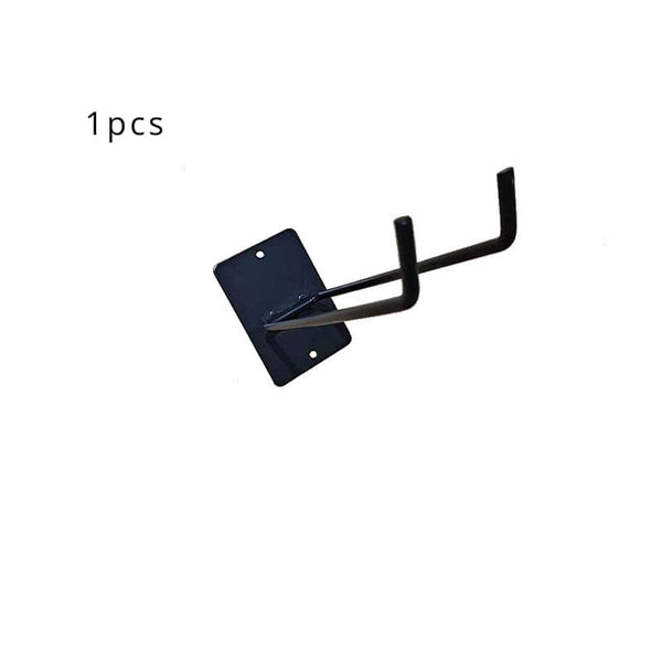 Planet Gates 1pcs Tool Rack Black 1pc, Garden Tool Display Rack Wall-mounted Storage Rack Iron Wall Spade Rake Shovel Broom Hose Folding Storage Rack Single Hook