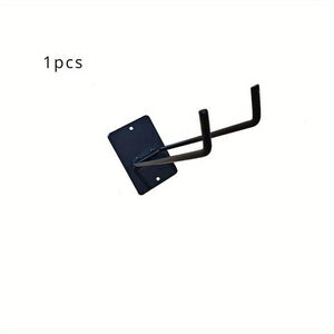 Planet Gates 1pcs Tool Rack Black 1pc, Garden Tool Display Rack Wall-mounted Storage Rack Iron Wall Spade Rake Shovel Broom Hose Folding Storage Rack Single Hook