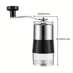 Planet Gates 1PCS-W310 New Mini Hand Shake Manual Grinding Convenient Stainless Steel Ceramic Core Coffee Bean Grinder Visual Coffee Machine