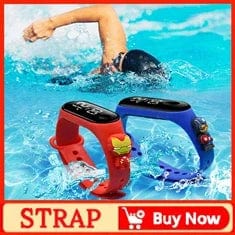 Planet Gates 1PCS watch 35 Disney Stitch Digital Kids' Watches Anime Figures LED Luminous Watch Touch Waterproof Electronic Sports Watch Kids Birthday Gift