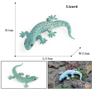 Planet Gates 1piece 33 Oenux New Simulation Wild Reptile Animals Action Figures Lizard Model Figurines Kids Education Congnitive Scene Decoration Toy