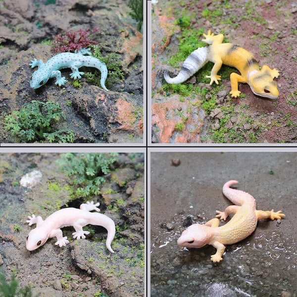 Planet Gates 1piece 33 Oenux New Simulation Wild Reptile Animals Action Figures Lizard Model Figurines Kids Education Congnitive Scene Decoration Toy