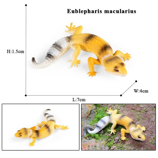Planet Gates 1piece 33 Oenux New Simulation Wild Reptile Animals Action Figures Lizard Model Figurines Kids Education Congnitive Scene Decoration Toy