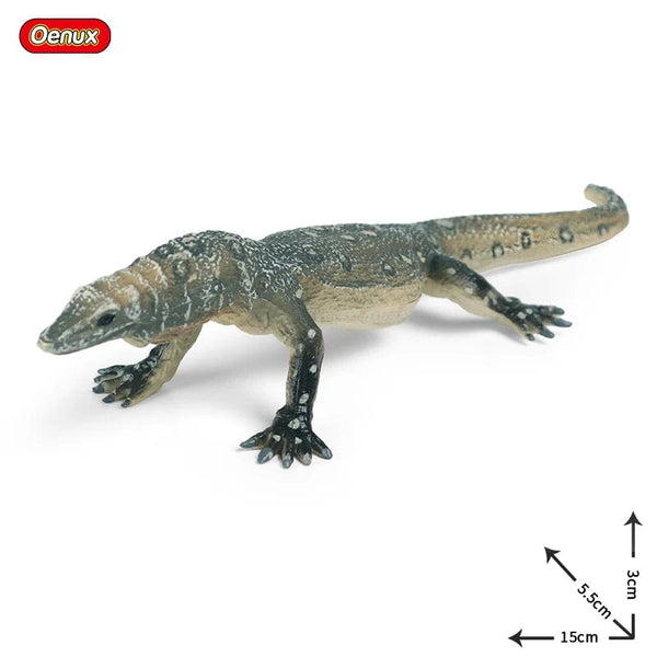 Planet Gates 1piece 33 Oenux New Simulation Wild Reptile Animals Action Figures Lizard Model Figurines Kids Education Congnitive Scene Decoration Toy