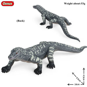 Planet Gates 1piece 33 Oenux New Simulation Wild Reptile Animals Action Figures Lizard Model Figurines Kids Education Congnitive Scene Decoration Toy