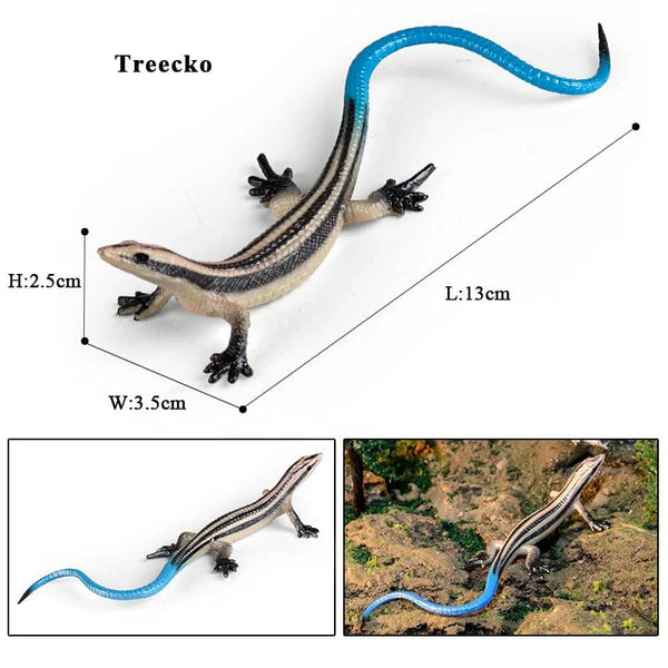 Planet Gates 1piece 33 Oenux New Simulation Wild Reptile Animals Action Figures Lizard Model Figurines Kids Education Congnitive Scene Decoration Toy