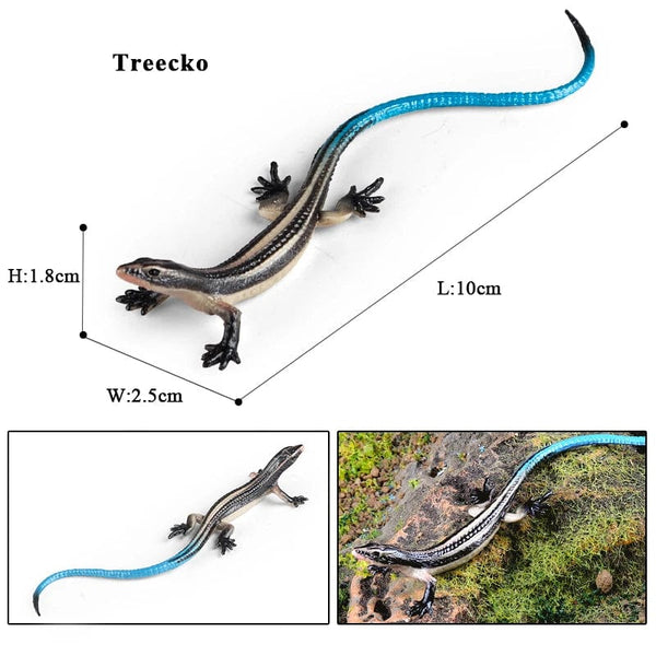 Planet Gates 1piece 33 Oenux New Simulation Wild Reptile Animals Action Figures Lizard Model Figurines Kids Education Congnitive Scene Decoration Toy