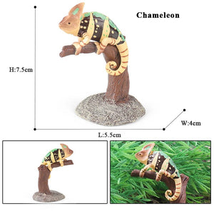 Planet Gates 1piece 33 Oenux New Simulation Wild Reptile Animals Action Figures Lizard Model Figurines Kids Education Congnitive Scene Decoration Toy