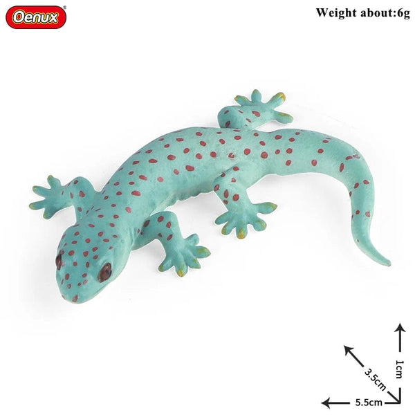 Planet Gates 1piece 33 Oenux New Simulation Wild Reptile Animals Action Figures Lizard Model Figurines Kids Education Congnitive Scene Decoration Toy