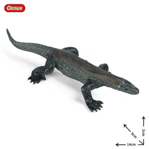 Planet Gates 1piece 33 Oenux New Simulation Wild Reptile Animals Action Figures Lizard Model Figurines Kids Education Congnitive Scene Decoration Toy