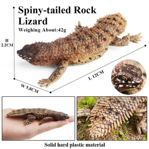 Planet Gates 1piece 33 Oenux New Simulation Wild Reptile Animals Action Figures Lizard Model Figurines Kids Education Congnitive Scene Decoration Toy
