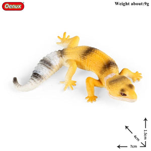 Planet Gates 1piece 33 Oenux New Simulation Wild Reptile Animals Action Figures Lizard Model Figurines Kids Education Congnitive Scene Decoration Toy