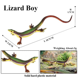Planet Gates 1piece 33 Oenux New Simulation Wild Reptile Animals Action Figures Lizard Model Figurines Kids Education Congnitive Scene Decoration Toy