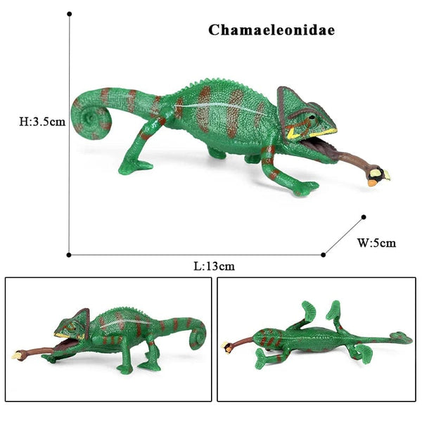 Planet Gates 1piece 33 Oenux New Simulation Wild Reptile Animals Action Figures Lizard Model Figurines Kids Education Congnitive Scene Decoration Toy
