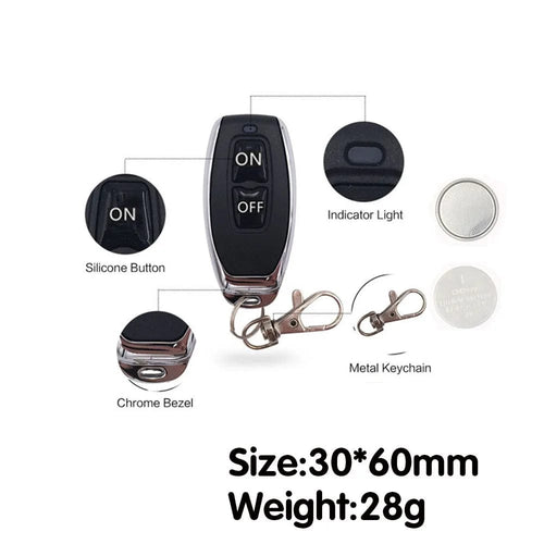 Planet Gates 1Remote Wireless Smart Remote Control Socket Switch 220V 4000W 16A EU FR Universal Plug Remote ON OFF Electrical Outlets for Lighting