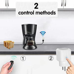 Planet Gates 1Remote Wireless Smart Remote Control Socket Switch 220V 4000W 16A EU FR Universal Plug Remote ON OFF Electrical Outlets for Lighting