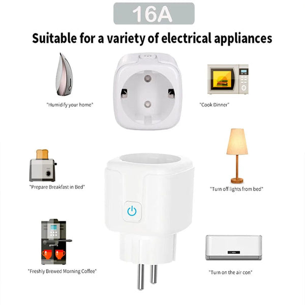 Planet Gates 1Remote Wireless Smart Remote Control Socket Switch 220V 4000W 16A EU FR Universal Plug Remote ON OFF Electrical Outlets for Lighting
