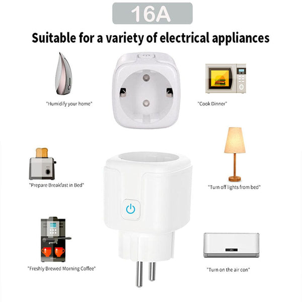 Planet Gates 1Remote Wireless Smart Remote Control Socket Switch 220V 4000W 16A EU FR Universal Plug Remote ON OFF Electrical Outlets for Lighting