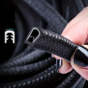 Planet Gates 1Roll 16.4ft Car Door Edge Guards, Rubber Edge Trim Car Door Protector Automotive Door Entry Guard Automotive Trim Car Door Edge Protector