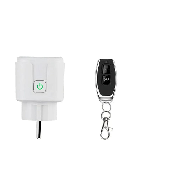 Planet Gates 1Socket 1Remote 433MHz RF Universal Remote Electric Smart Socket with Remote Control 220V 15A EU Plug Control for Home Appliance/Lamp/Fan