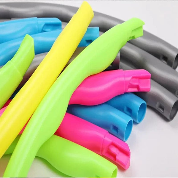 Planet Gates 1x 9/8/7 Sections Portable Detachable Easy Sport Hoop Fitness Gym Tool Plastic Light Weight Waist Trainer Ring Workout Equipment