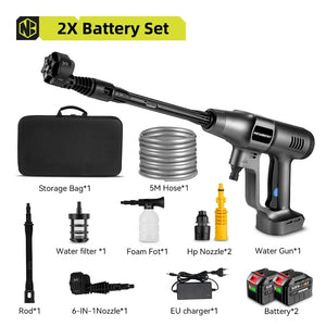 Planet Gates 1x388vf Battery Set / Electric / Russian Federation 3500W 200Bar Brushless Electric High Pressure Washer Cordless Efficient Car Garden Cleaning Spray Gun ToolFor Makita 18V Battery