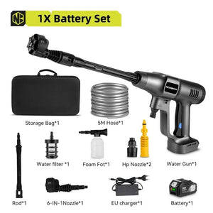 Planet Gates 1x388vf Battery Set / Electric / Russian Federation 3500W 200Bar Brushless Electric High Pressure Washer Cordless Efficient Car Garden Cleaning Spray Gun ToolFor Makita 18V Battery
