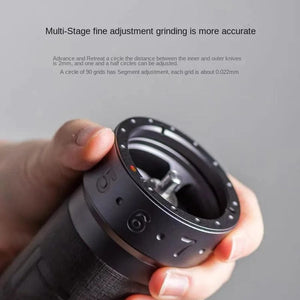 Planet Gates 1Zpresso ZP6 Hand-cranked Bean Grinder Hand-brewed Espresso Portable Coffee Mill Adustable 7core Burr 48mm Spice Grinder